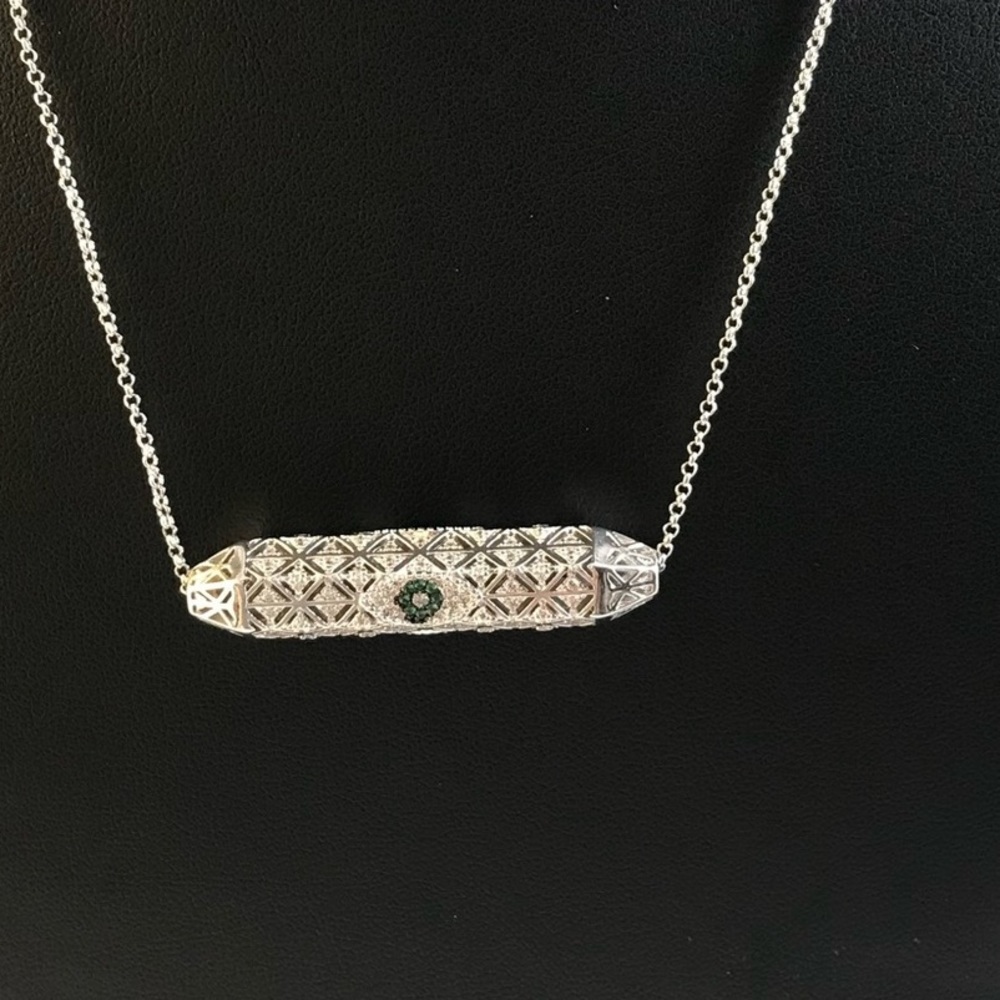 Evil Eye Spinner Necklace - Picture 14 of 15